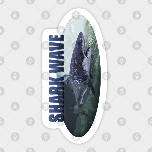 SHARK WAVE II Sticker by MikaelJenei